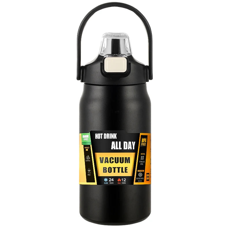 SUS304 Stainless Steel Thermos Portable Tumbler Vacuum Flasks Cold and Hot Sports Water Bottle