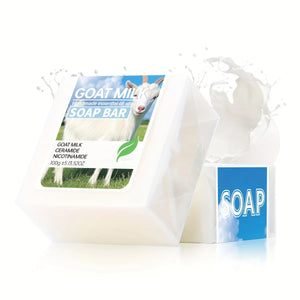 2pcs/goat milk ceramide bath cleaning soap nicotinamide essence hand soap facial cleaning soap