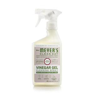 Vinegar Gel Cleaning Spray No Rinse Formula Plant Derived Bathroom Cleaner Streak Free Apple Blossom Scent 16 Fl Oz
