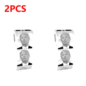 1-5PCS Roll Tissue Joke Fun Paper Tissue Gag Gift Non-fading Nontoxic Dustless Prank Creative Bathroom Toilet Roll Tissue