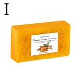 Turmeric Soap & Kojic Acid Soap Body And Facial Cleaning Handmade Soap For Dark Skin Glowing Even Skin Tone Tender Skin Care