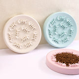Fish Bone Dog Cat Bowl Anti Choking Slow Food Pet Bowl Pet Feeder Supplies