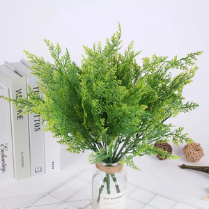 13 Inch Artificial Maidenhair Fern Aquatic Plant for Green Wall Garden Decor Persian Fern Faux Greenery