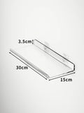 Acrylic Storage Rack Wall Panel No Need To Drill Holes, Bathroom, Bathroom, Kitchen Storage Rack, Organic Glass Strong Sticker