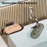 Bathroom Aluminum Alloy Soap Dish Free-Punching Wall Mounted Soap Sponge Holder Organizer Accessories Kitchen Soap Holder
