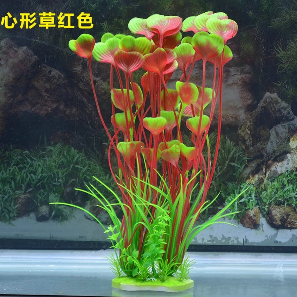 Simulated water grass, water orchid, seaweed, fish tank decoration, landscaping package, fake water grass, aquarium decoration,