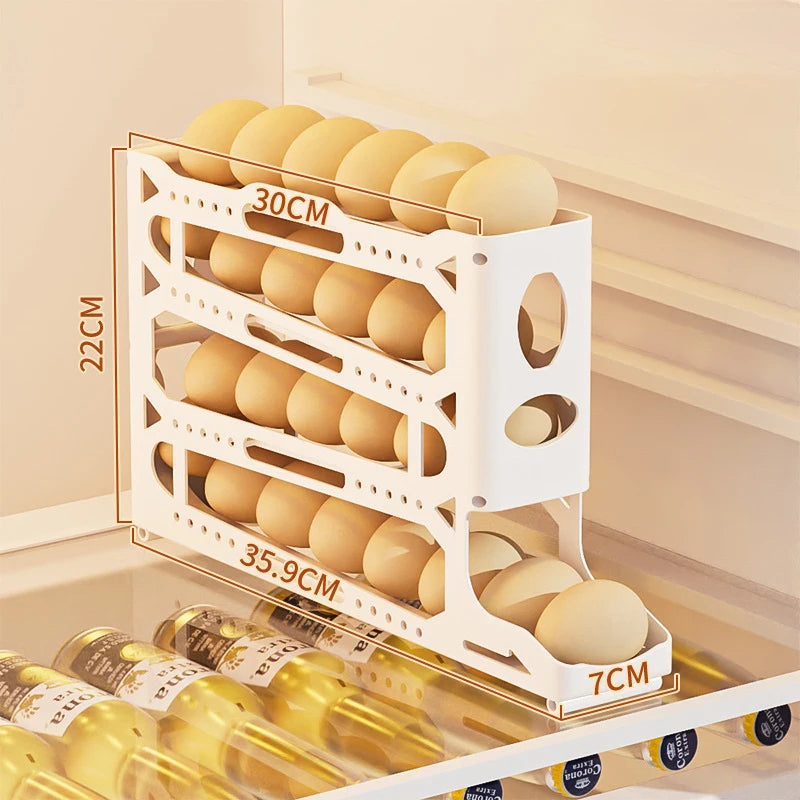 Food Grade Egg Organizer Compartmentalized Refrigerator Fresh Storage Fresh Egg Organizer
