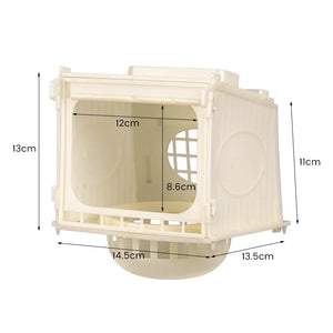 2Pcs Bird Nest Parrot Nest High Quality Plastic Pet Birds Hatching Tools Bird Eggs Nest Removable Durable Outdoor Bird's Nest