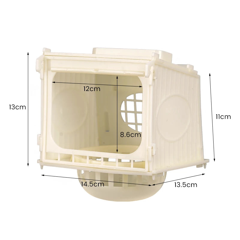 2Pcs Bird Nest Parrot Nest High Quality Plastic Pet Birds Hatching Tools Bird Eggs Nest Removable Durable Outdoor Bird's Nest