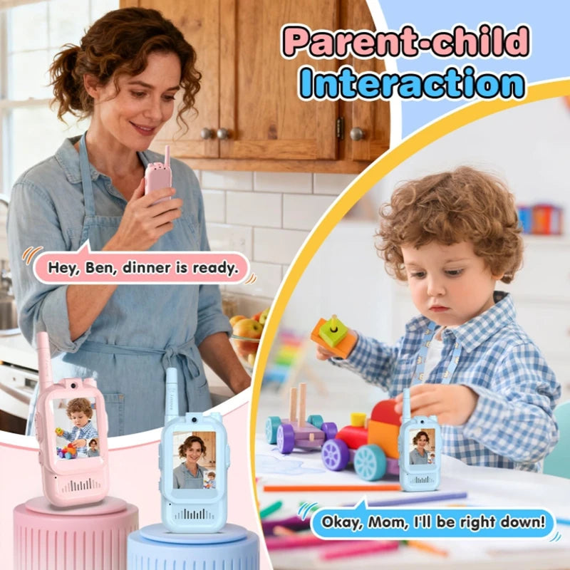 Kids Video Walkie Talkie with 2" HD Screen