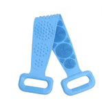 Silicone Back Scrubber for Shower Bath Body Brush Back Washer with Handle for Men and Women Deep Cleansing Massage Skin
