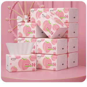 400 Sheets/pack Of Shukele Paper, 5 Layers Of Thickened, 80 Sheets/pack, Large Napkins, Large-sized Hand Wipes, Toilet Paper