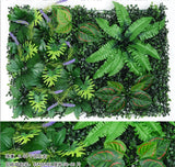 Green Artificial Plants Wall Panel Plastic Outdoor Lawns Fake Flowers Decor  Wedding Backdrop Party Garden Grass Flower Wall