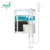 Fish Tank Filter small circulation Pump3in 1 Water Purification WaterfallOxygenation Silent Household wallMounted