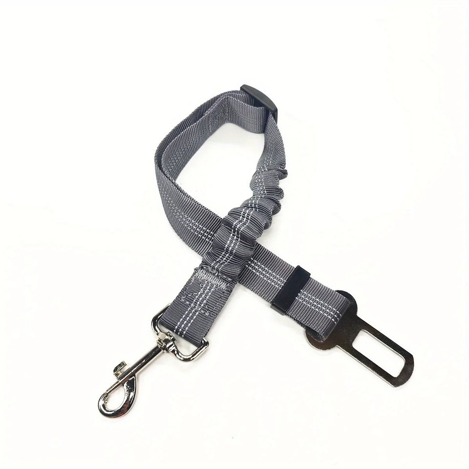 Car Seat Belt Pet Adjustable Cat Dog Car Seat Vehicle Dog Harness Lead Clip Safety Lever Traction Dog Collars Dog Accessoires