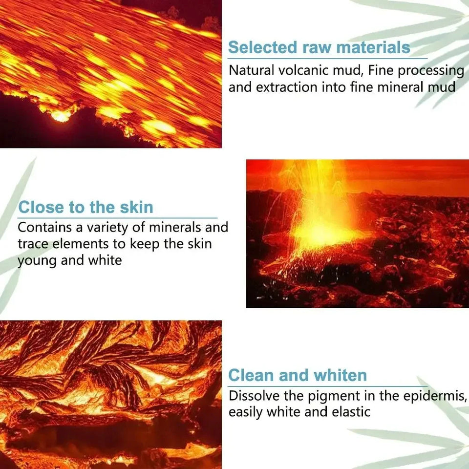 Volcanic Mud Body Wash Effective 3 in 1 Moisturizing Fast Whitening 250ml Firming Skin Deep Sea Mud Body Cleansers