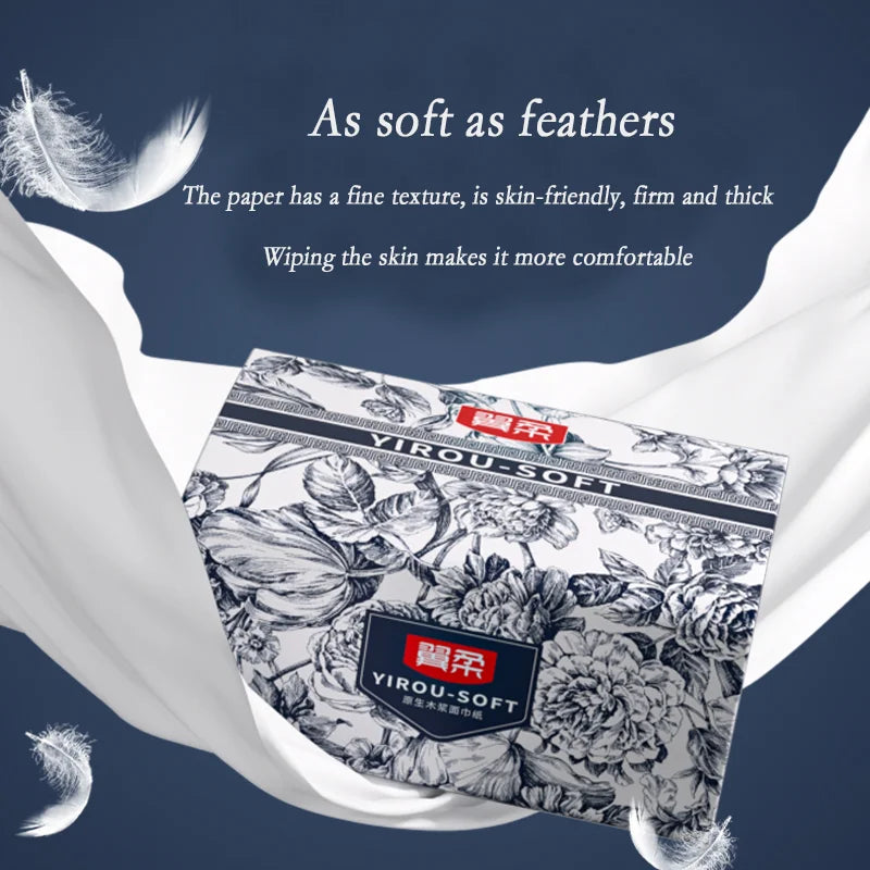 460 Sheets, 24 Large Bags Of Tissue Paper, Full Box Of Household Toilet Paper, Tissue Paper, Toilet Paper, Napkin Paper, Etc