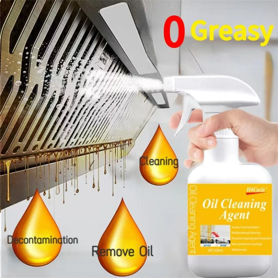 Heavy-Duty Kitchen Grease Oil Remover Spray - Effortless Cleaning of Stovetops, Ovens, and Range Hoods Kitchen Cleaning Tools