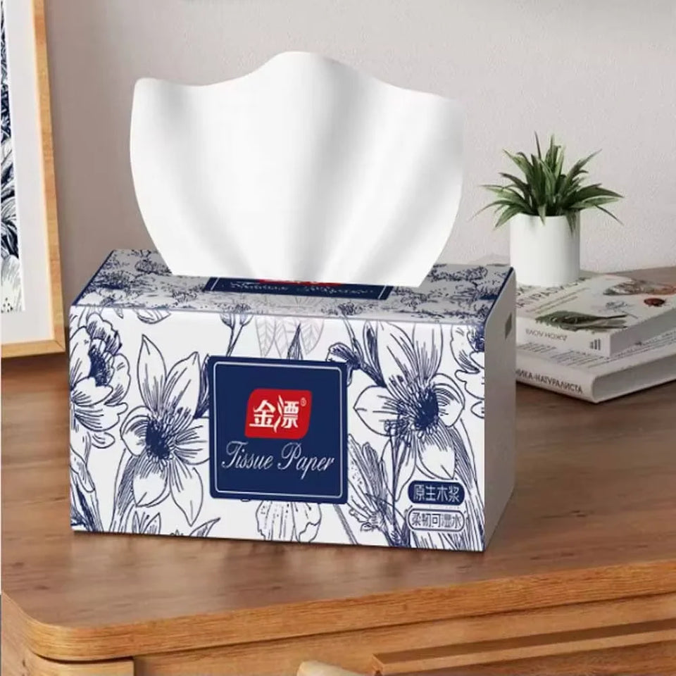 Car paper towel 12/24pcs Paper Towel Large Pack Paper Drawers Large Box Household Large Batch of affordable Toilet Paper Thicken