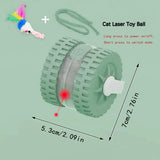 Intelligent Dog Toy Ball Electronic Interactive Cat Toy Usb Automatic Moving Bouncing Ball For Large Medium Dog Holiday Pet Gift