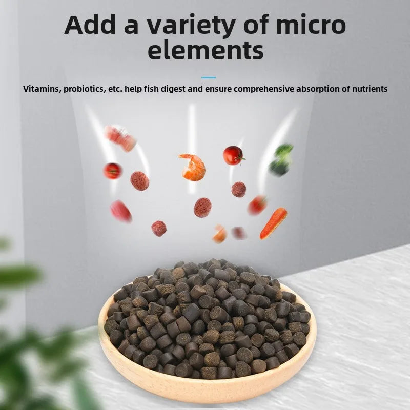 Yee High Protein Koi Feed Sinking Fish Food Sinking General Map Fish Zhaocai Silver Arowana Rohan Goldfish Parrot Fish Food