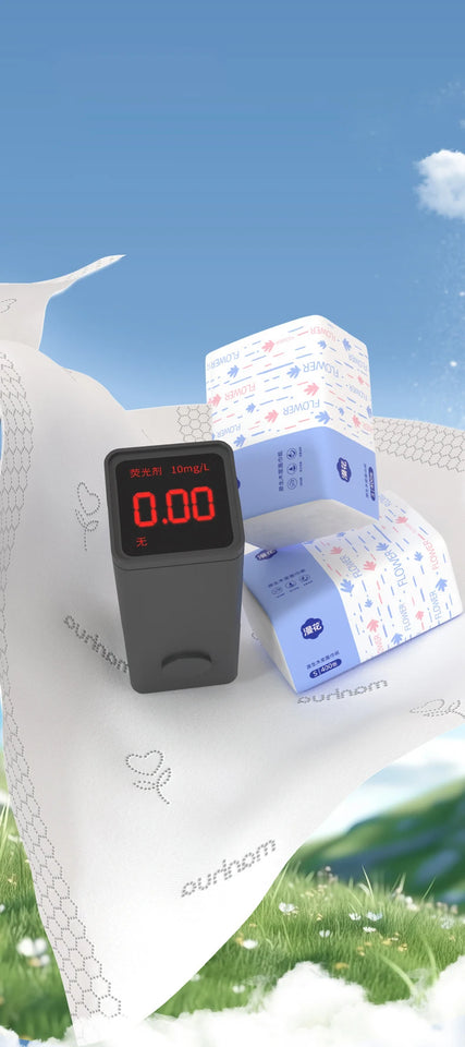 Diffuse Flower Paper 1 Pack 400 Paper Thickened Napkin S Size Household Paper Towel Comfortable Wood Facial Tissue Toilet Paper