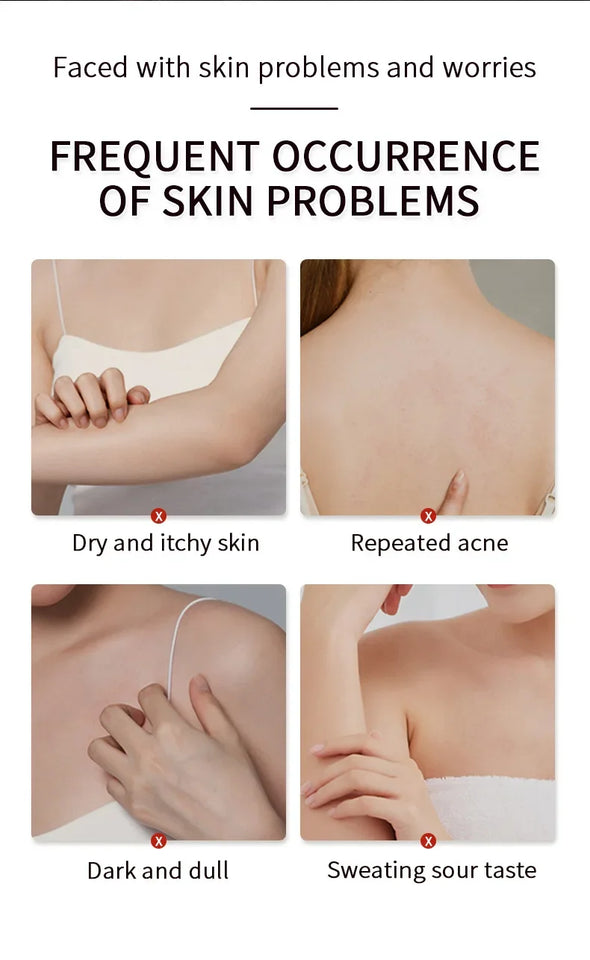 250ml Volcanic Mud Skin Care Body Wash Brightening Skin Tone Deep Cleansing Body Wash