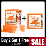 Natural Turmeric Whitening Body Wash, Deeply Clean Skin, Remove Dark Spot, Pimple, Acne, Smooth Skin, For Face & Body Soap Bar