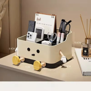 Desktop Storage Box Living Room Remote Control Miscellaneous Organizing Box Office Dormitory Stationery Compartment Home Supply