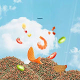YEE Aquatic Feed TIDDLER TOP FISH FOOD Guppy Tetra Goldfish Small Tropical Fish Food Enhance Color High Protein Content