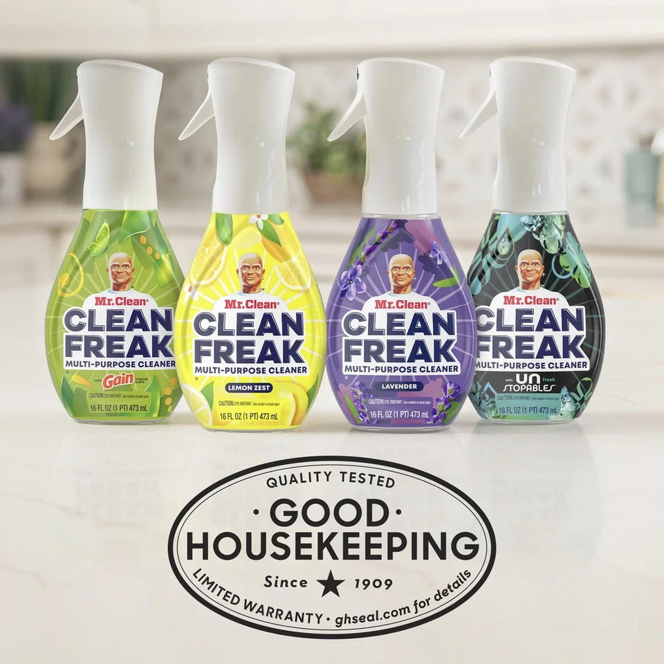 Multi Surface Cleaning Spray Deep Cleaning Kit Refill Bundle Lemon Zest Scent 64 fl oz Powerful Grease and Grime Remover with