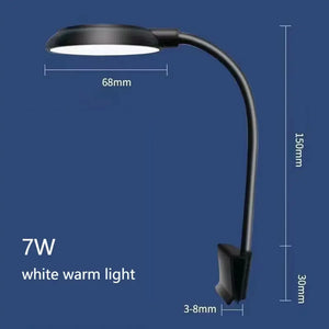 LED Fish Tank Clip Lamp 3 Colors Adjustable USB Power Led Full Spectrum Waterproof Lamp for Small fish tank Aquarium Lights