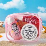 Travel Toiletries 3-Piece Set: Body Wash, Body Lotion & Mini Perfume – Portable for Business Trips, Long-Lasting Fragrance