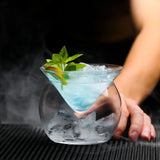 Cocktail Cup Triangle with Base Beverage Glasses Martini Molecular Creative Glass Ball Cup Party Drinking Ware Bar Accessories