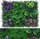 Green Artificial Plants Wall Panel Plastic Outdoor Lawns Fake Flowers Decor  Wedding Backdrop Party Garden Grass Flower Wall