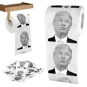 1-5PCS Roll Tissue Joke Fun Paper Tissue Gag Gift Non-fading Nontoxic Dustless Prank Creative Bathroom Toilet Roll Tissue