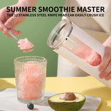 New 530ml Portable Juicer Wireless USB Charging Crushed Ice Electric Juicing 12 Blade 4 Gears 7.4V Mini Fresh Juice Blender