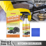 120ml Kitchen Degreaser Spray Household Oil Stain Deep Cleaning Stove Utensils Foam Cleaner Renewed Shine for Kitchen Appliances