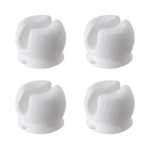 1/4Pcs Simple Toothbrush Holder With Suction Cup Wall Mounted Tooth Brush Storage Organizer Rack Bathroom Accessories