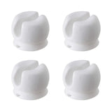 1/4Pcs Simple Toothbrush Holder With Suction Cup Wall Mounted Tooth Brush Storage Organizer Rack Bathroom Accessories