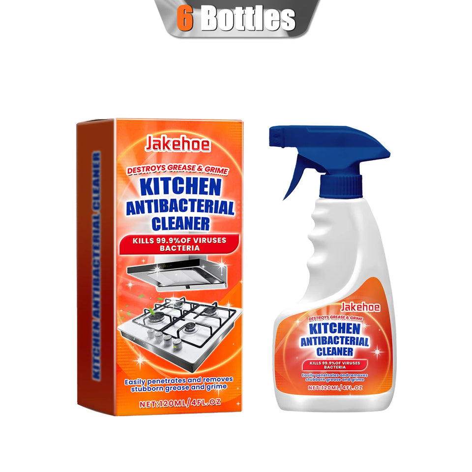 120ml Kitchen Oil Cleaner Remove Grease Stain Strong Decontamination Household Oil Dirt Cooktops Stoves Cleaning Spray Easy Use