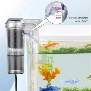 New Suspended Filter for Fish Tanks Mini Filter USB 2.5W 250H/L Suitable for Fish Tanks Below 30cm Aquariums