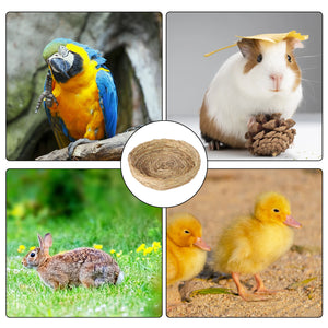 Birds Nest Straw Breathable Manual Bird Cage Bedding For Parakeets Interests Natural Fiber Simulation Birdhouse Resting Breeding