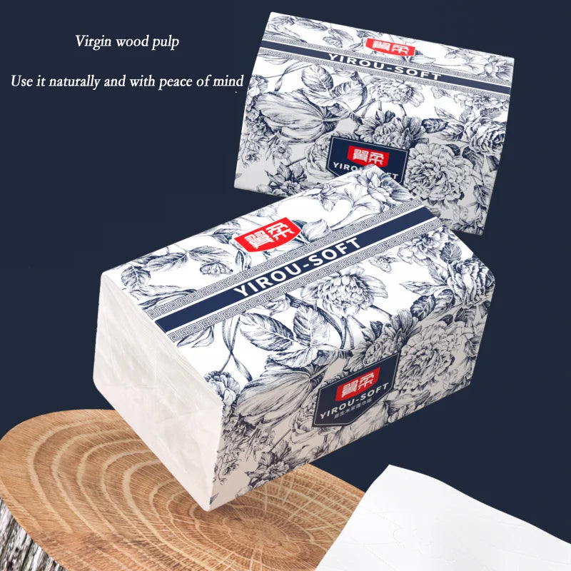 460 Sheets, 24 Large Bags Of Tissue Paper, Full Box Of Household Toilet Paper, Tissue Paper, Toilet Paper, Napkin Paper, Etc