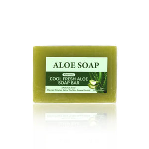 1/2/4/6Pcs Aloe Vera Whitening Soap, Remove Acne, Pimples, Skin Radiant, Improve Skin Luster, Vegan Bath Wash for All Skin Types