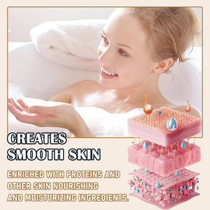 Goat Milk Body Wash Original For Smooth Sensitive Skin, Non-Irritation Mostiurizing PH Balancing Body Cleanser With Herb Complex