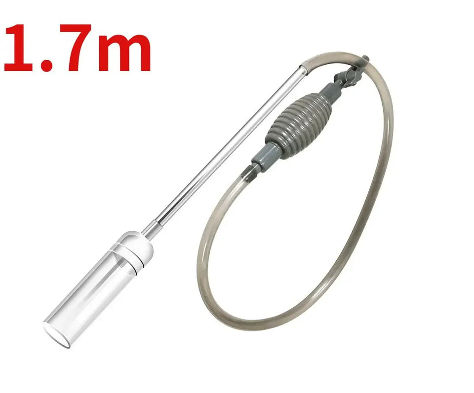 1.5m Aquarium Manual Water Changer  Fish Tank Air Pump Cleaning Tools Handheld Aquarium Cleaner Vacuum Siphon Pump Pet Products