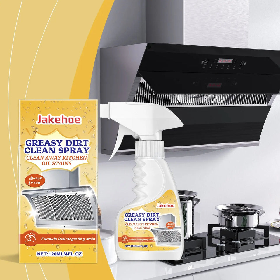 Heavy-duty grease remover with a gentle formula & fast breakdown ：Kitchen Stainless Steel Hoods Cooktop Cleaner Degreaser Spray
