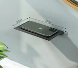 Aluminum Alloy Toilet Paper Holder Shelf With Tray Bathroom Accessories Kitchen Wall Hanging Punch-Free Toilet Paper Roll Holder