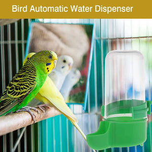 Automatic Bird Water Drinker Feeder Waterer Food Cup External Bird Food Box Bird Supplies And Bird Cage Accessories 200 Ml
